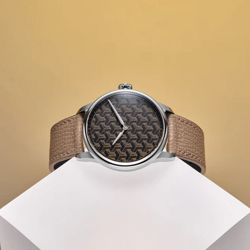 Fil d’Or Louis Erard x Wire Art Limited Edition 39mm - Brown on Leather Strap