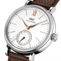 Portofino Pointer Date 39mm - Silver-Plated on Leather Strap