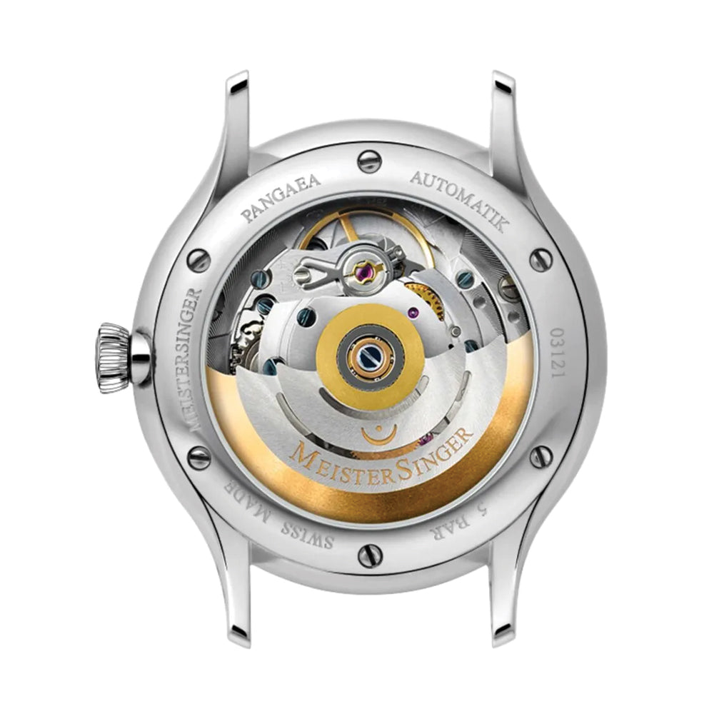 Pangaea Day Date 40mm - Ivory on Leather Strap