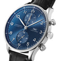 Portugieser Chronograph 41mm - Blue on Leather Strap
