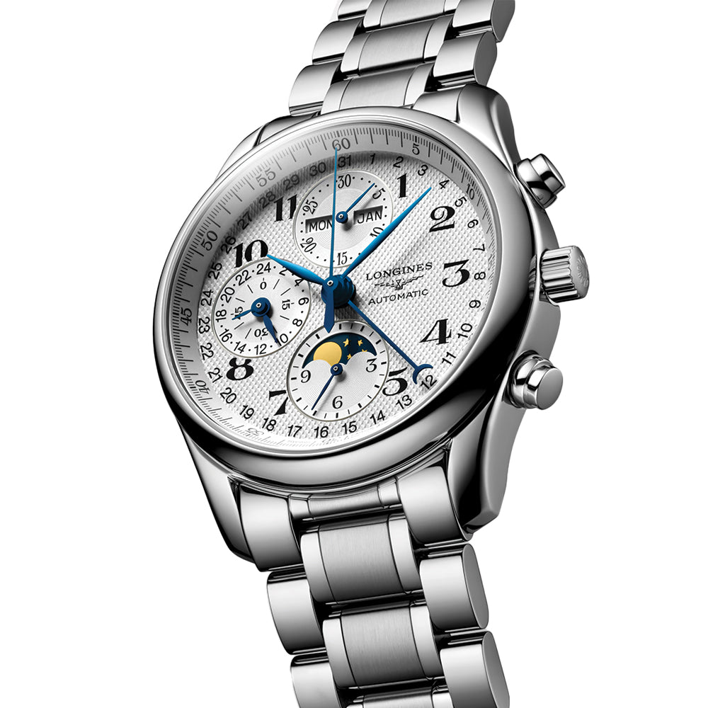Master Chronograph Moonphase 40mm - Silver on Bracelet