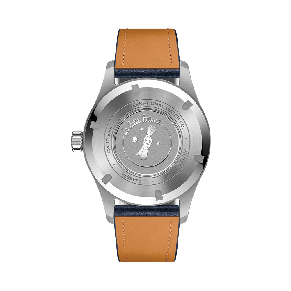Pilot's Watch Automatic Le Petit Prince 36mm - Blue on Leather Strap