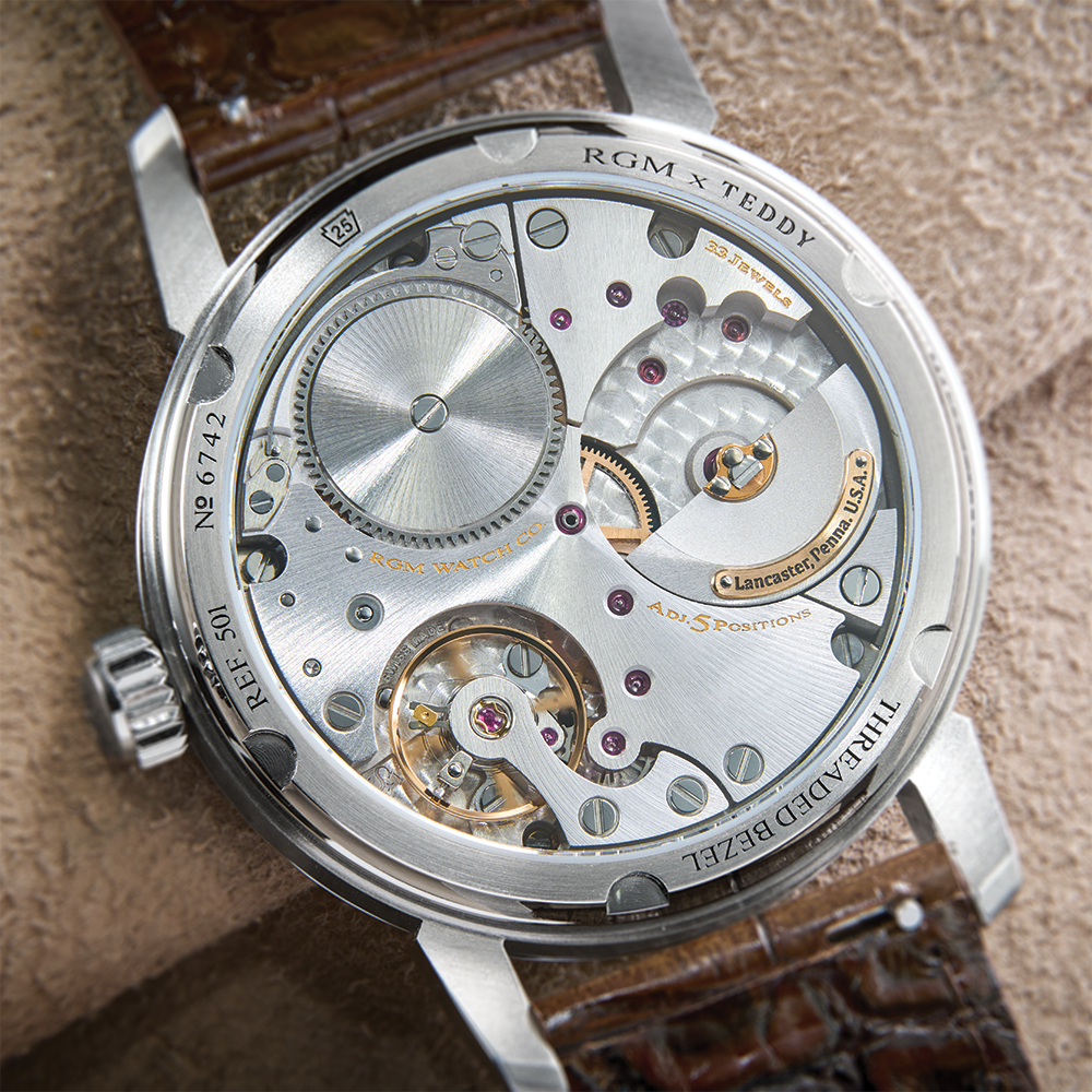 RGM 501 Teddy Baldassarre Edition 39mm – Blue on Leather Strap