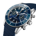 Superocean Heritage B01 Chronograph 42mm - Blue on Rubber Strap