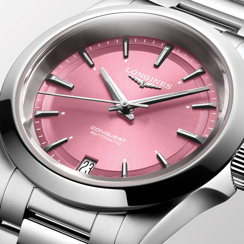 Conquest 34mm - Sunray Pink on Bracelet