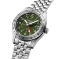 HDB001 5 Sports Field GMT 39.4mm - Green on Bracelet