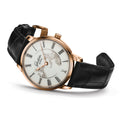 Senator Meissen Limited Edition Red Gold 40mm - White on Leather Strap