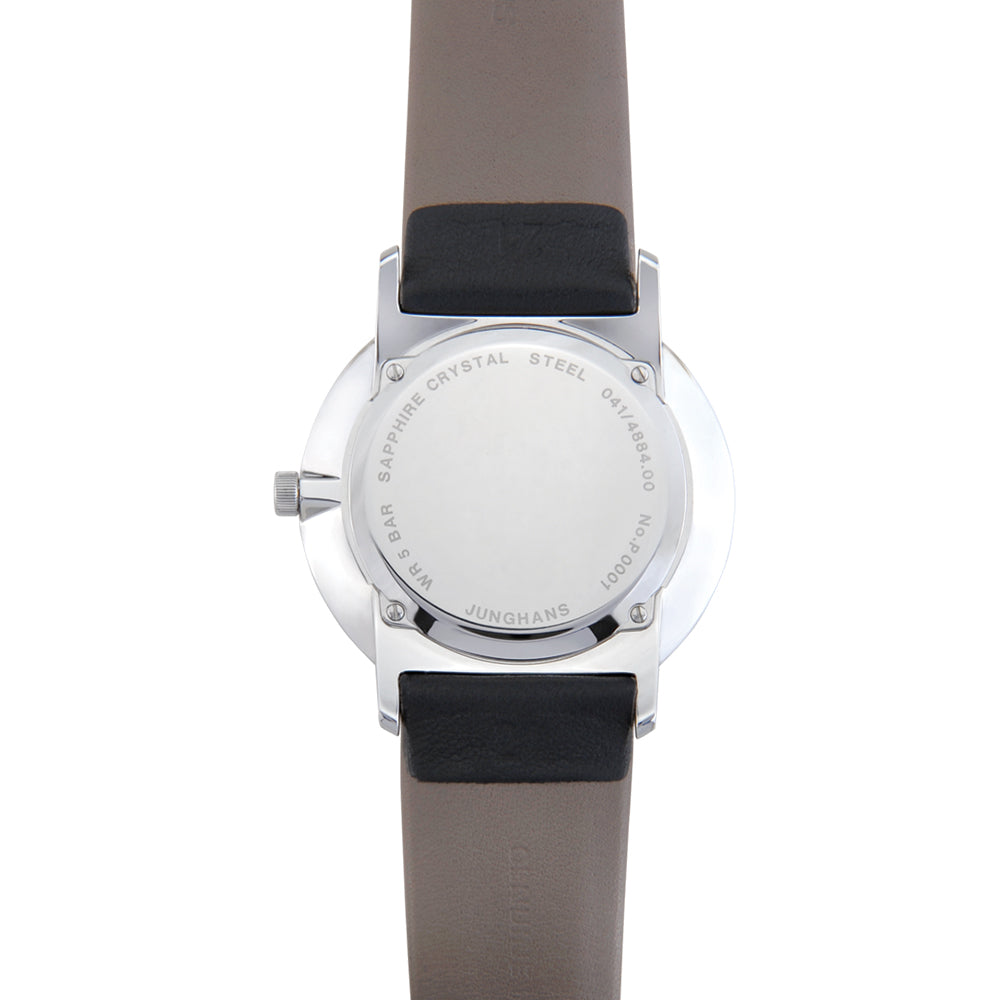 FORM Quartz 39.3mm - Silver on Leather Strap