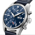 Pilot's Watch Chronograph 41mm - Blue on Leather Strap