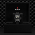 Black Bay Ceramic 41mm - Black on Hybrid Leather/Rubber Strap w/ Extra Fabric Strap