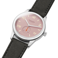 Club Campus Steel Back 38.5mm - Rose on Leather Strap