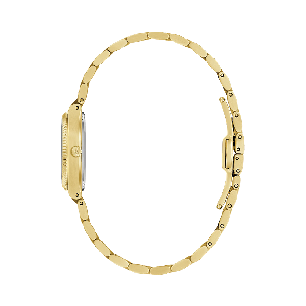 Super Seville Mini Gold-Tone 25mm - Silver-White on Bracelet