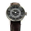 Pangaea Day Date Automatic 40mm - Grey on Brown Calf Leather
