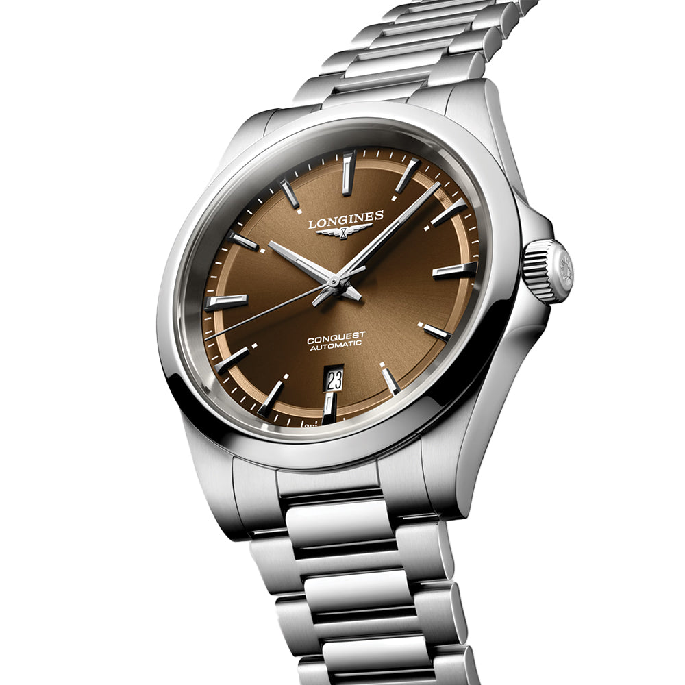 Conquest 41mm - Sunray Brown on Bracelet