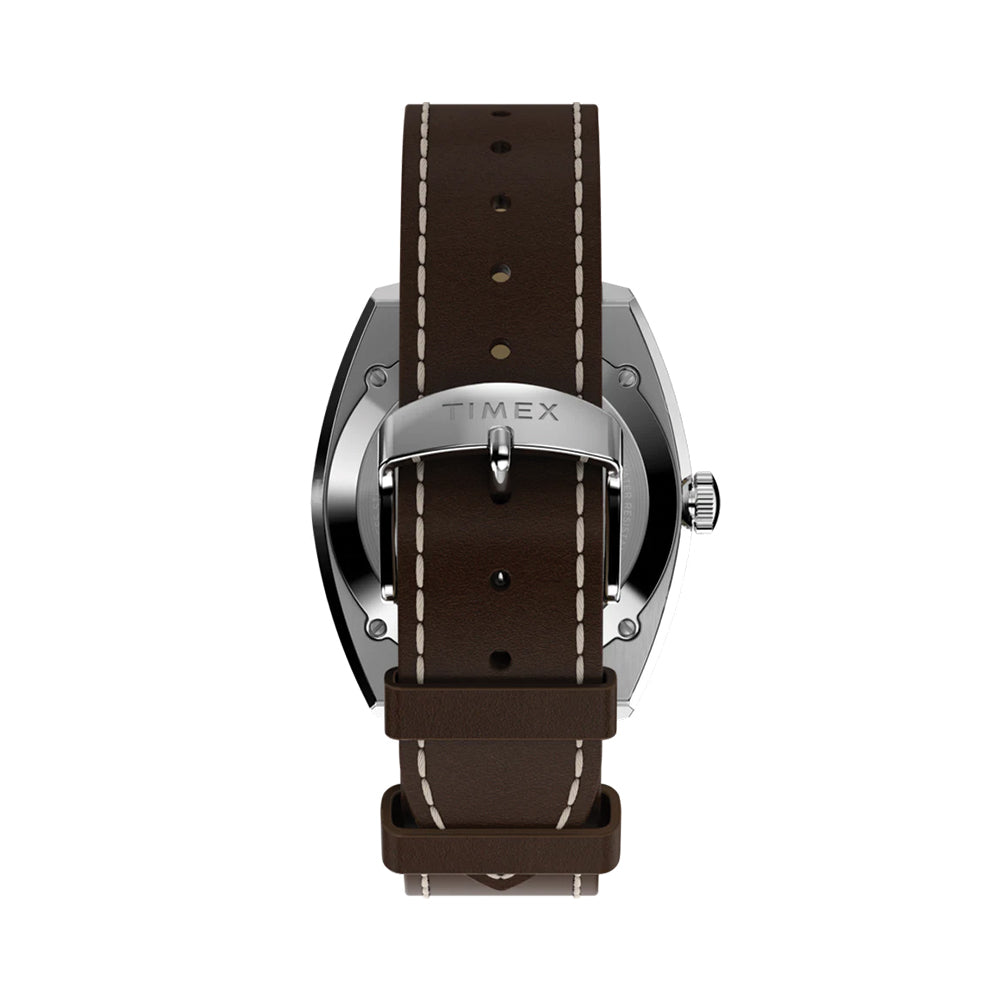 Marlin® Sub-Dial Automatic 39mm - Silver on Leather Strap