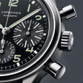 Avigation BigEye 41mm - Black on Leather Strap