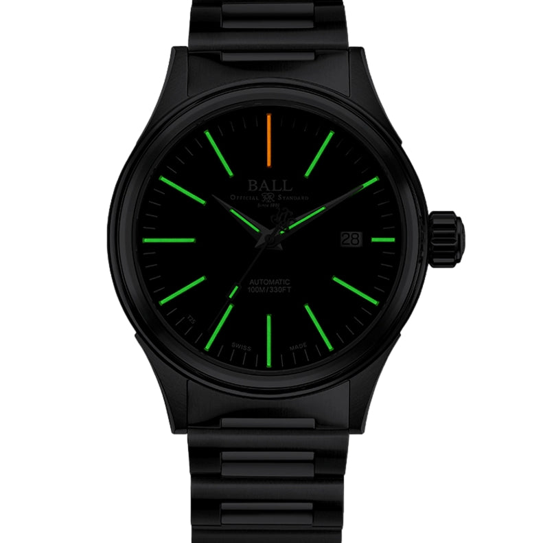 Fireman Enterprise 40mm - Black on Bracelet