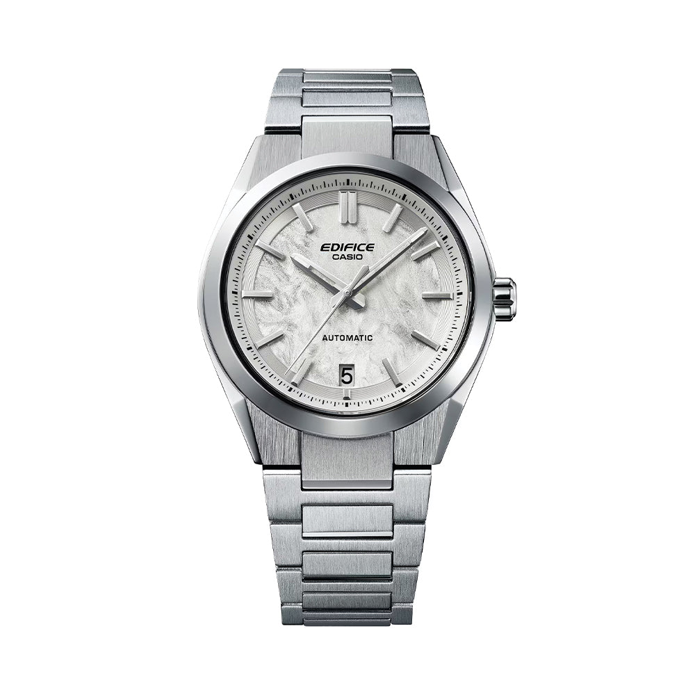 EFK-100D-7A EDIFICE Automatic 39mm - White on Bracelet