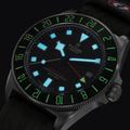 Pelagos FXD GMT Titanium 42mm - Black on Fabric Strap