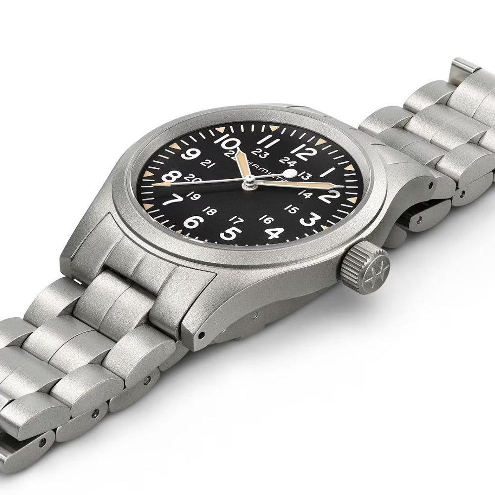 Khaki Field Mechanical 38mm - Black on Bracelet