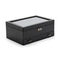Axis 10 Piece Watch Box with Drawer - Powder Coat