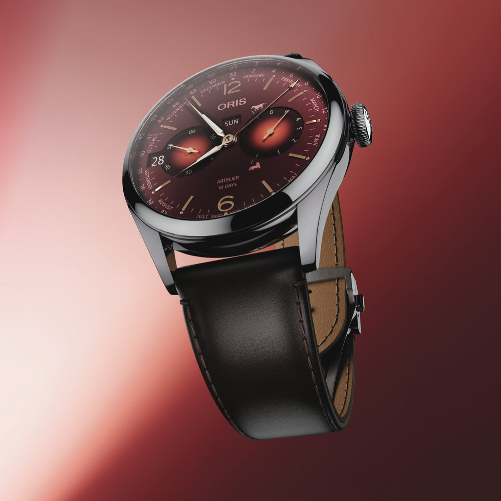 Artelier Year of the Horse Limited Edition 43mm - Red on Leather Strap