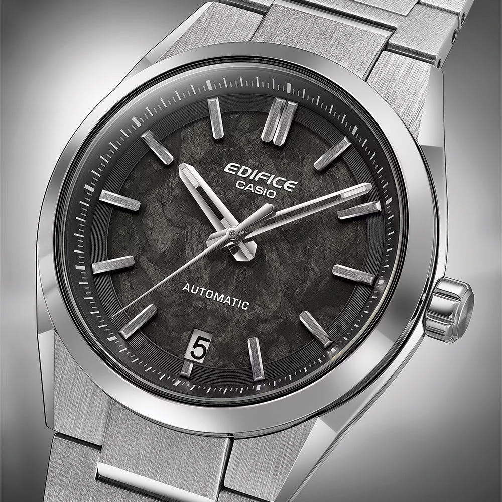 EFK-100CD-1A EDIFICE Automatic 39mm - Grey on Bracelet