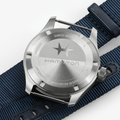 Khaki Field Power Reserve Mechanical 40mm - Blue on Fabric Strap