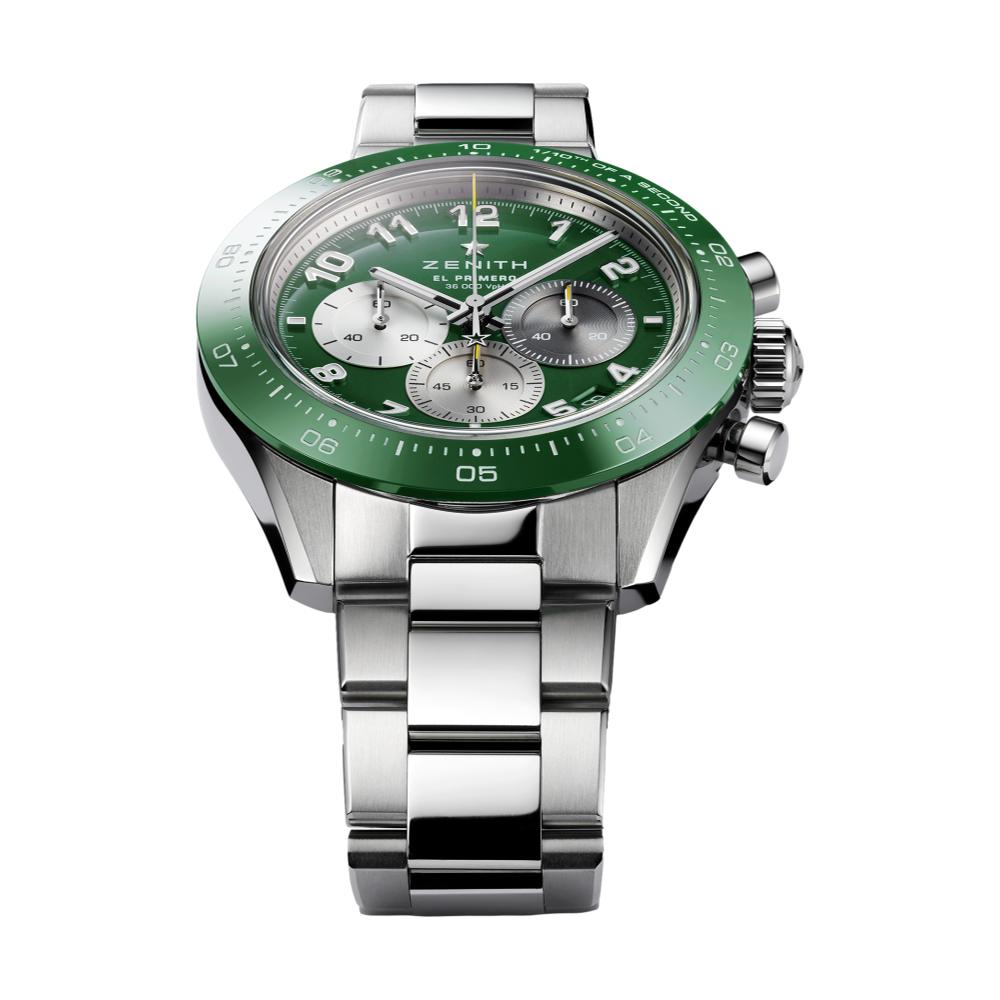 Chronomaster Sport Aaron Rodgers Limited Edition 41mm - Green on Bracelet