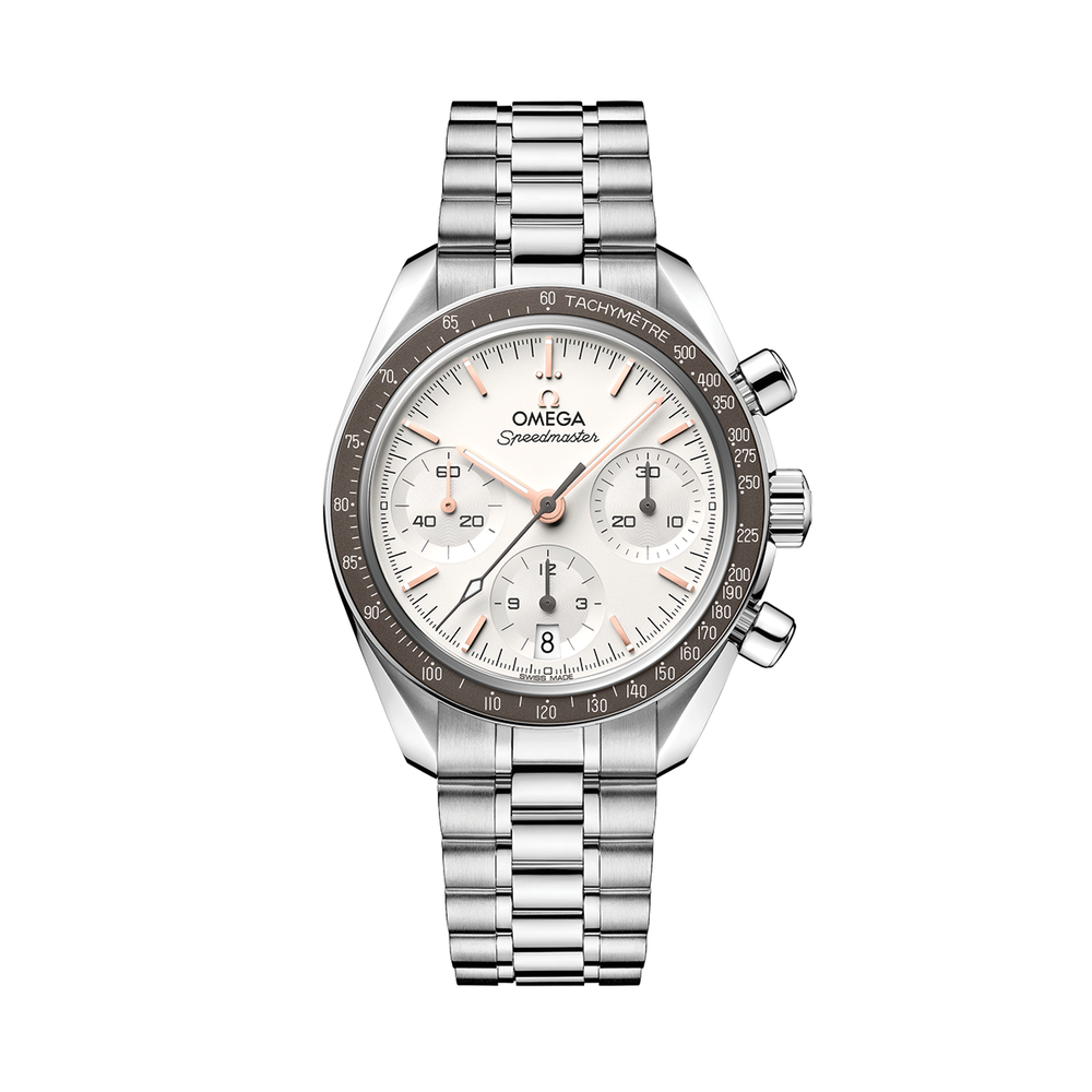 Speedmaster Chronograph 38mm - Opaline Silvery on Bracelet