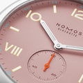 Club Campus Glass Back 38.5mm - Rose on Leather Strap