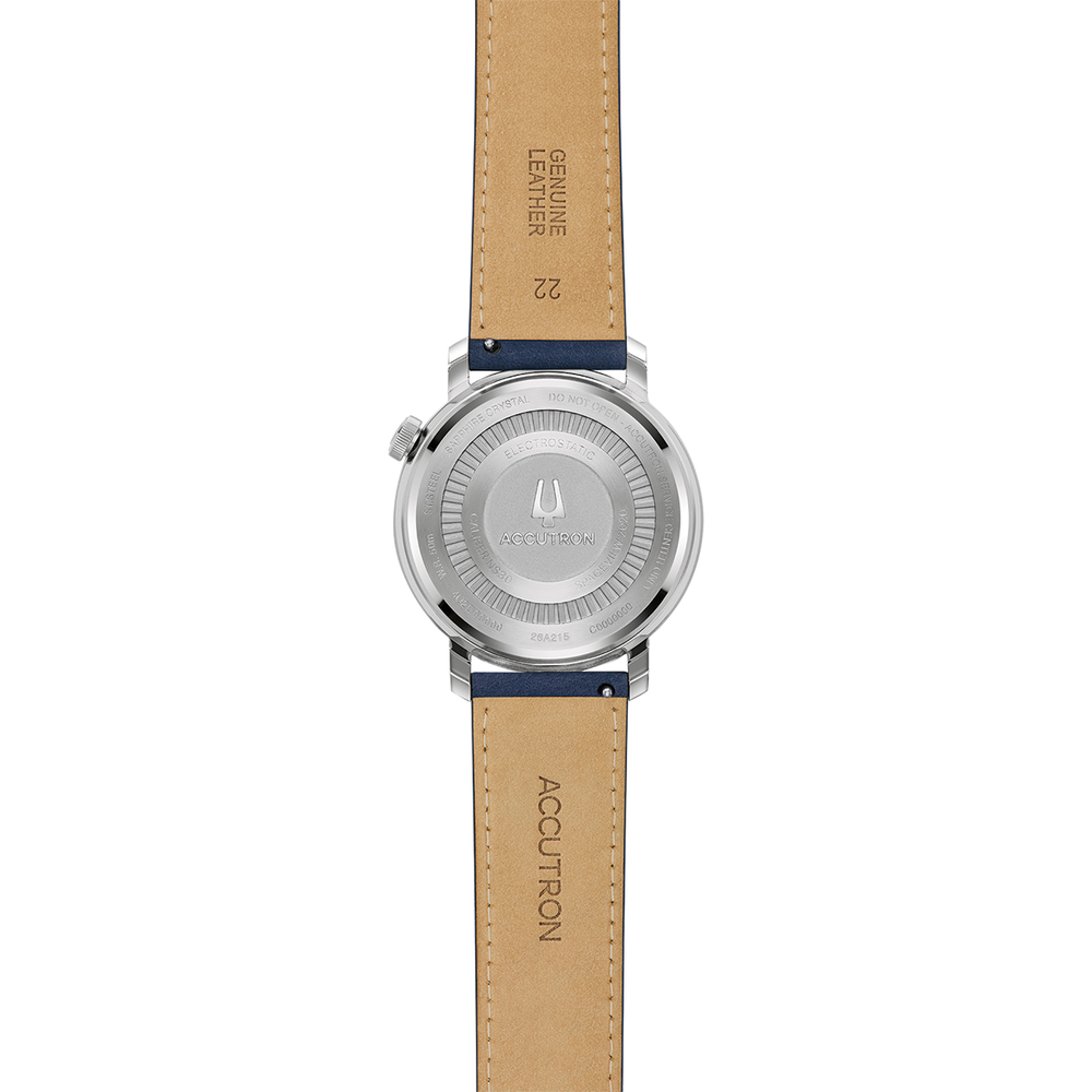 Spaceview Evolution 43.5mm - Blue on Leather Strap