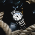 Sector Deep Polar Destro 38mm - White on Bracelet