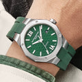 Riviera 10618 Automatic Date 42mm - Green on Rubber Strap