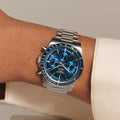 Conquest Automatic Chronograph 42mm - Blue on Bracelet