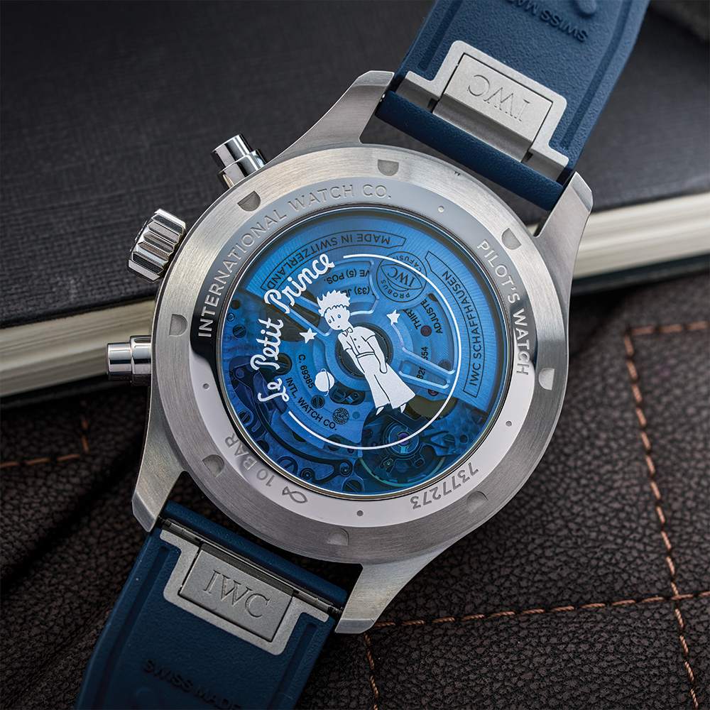Pilot’s Watch Chronograph Le Petit Prince 43mm - Blue on Rubber Strap