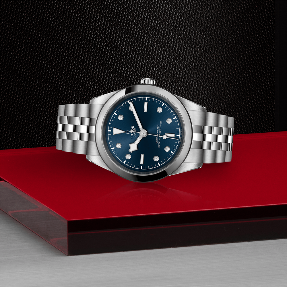Black Bay One 41mm - Blue, Diamond-Set on Bracelet