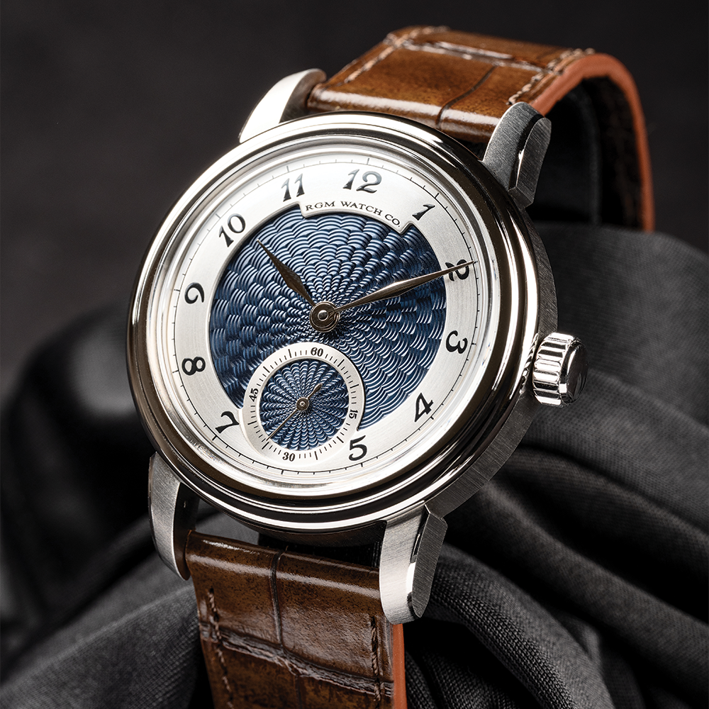 RGM 501 Teddy Baldassarre Edition 39mm – Blue on Leather Strap