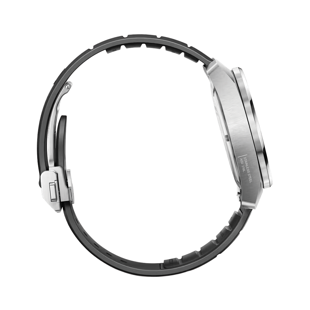 Concept One Solar 39mm - Black on Rubber Strap