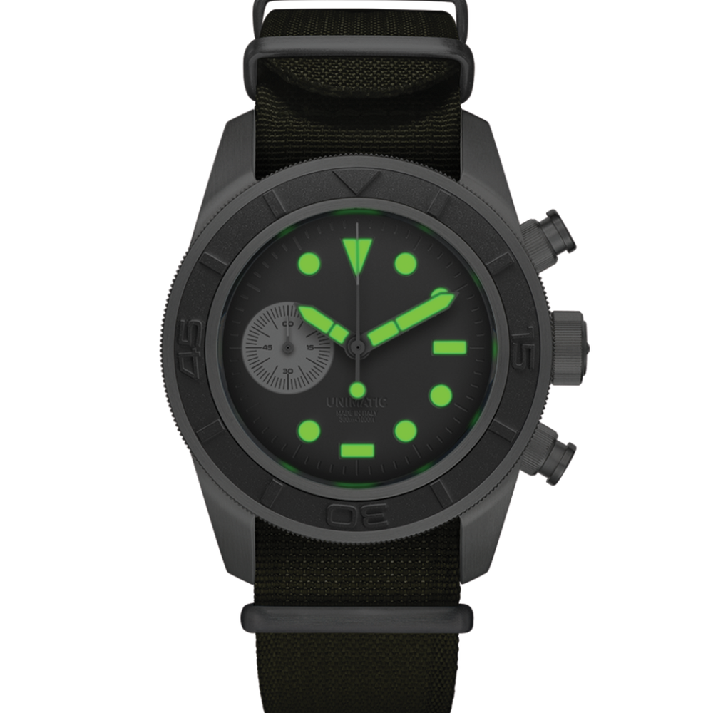 Modello Tre U3-AEG Limited Edition 41.5mm - Grey on Fabric Strap