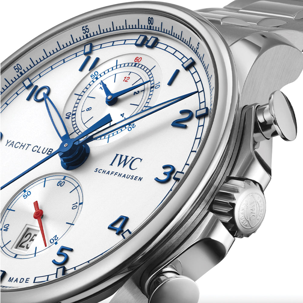 Portugieser Yacht Club Chronograph 44.6mm - Silver-Plated on Bracelet