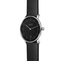 Naos Quartz 38mm - Black on Leather Strap
