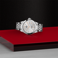 1926 28mm - Silver, Diamond-Set on Bracelet