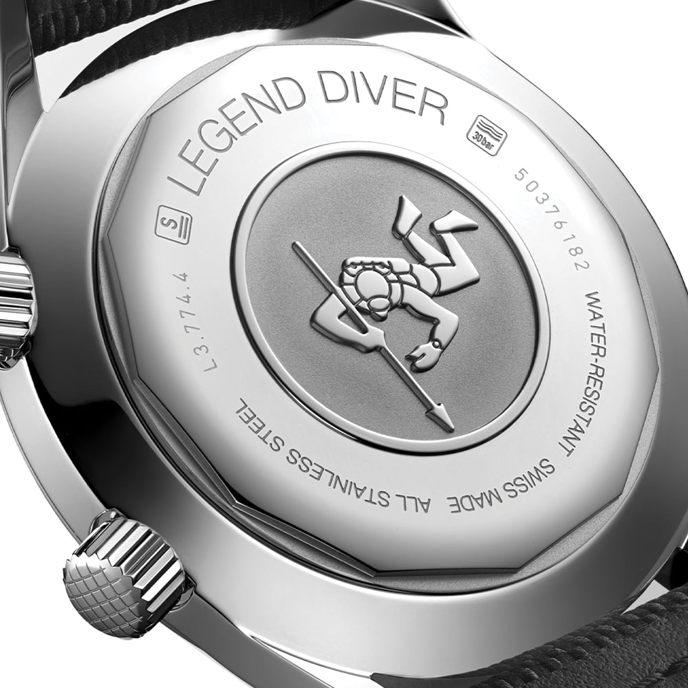 Legend Diver 42mm - Blue on Leather Strap