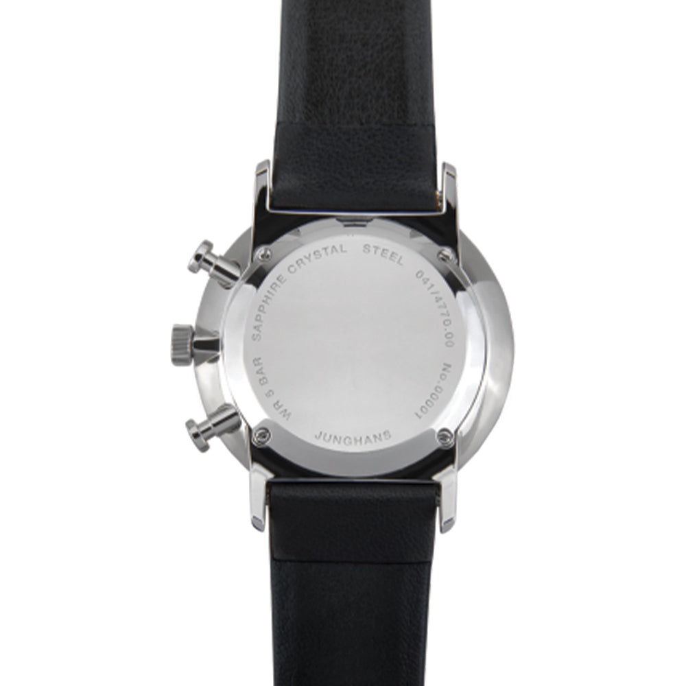 FORM C 40mm - White on Leather Strap