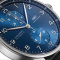 Portugieser Chronograph 41mm - Blue on Leather Strap