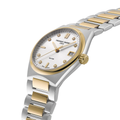 Highlife Ladies Quartz Two-Tone 31mm - Silver, Diamond-Set on Bracelet w/ Additional Rubber Strap
