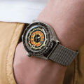 Ocean Star Decompression Worldtimer 40.5mm - Black on Rubber Strap w/ Additional Bracelet