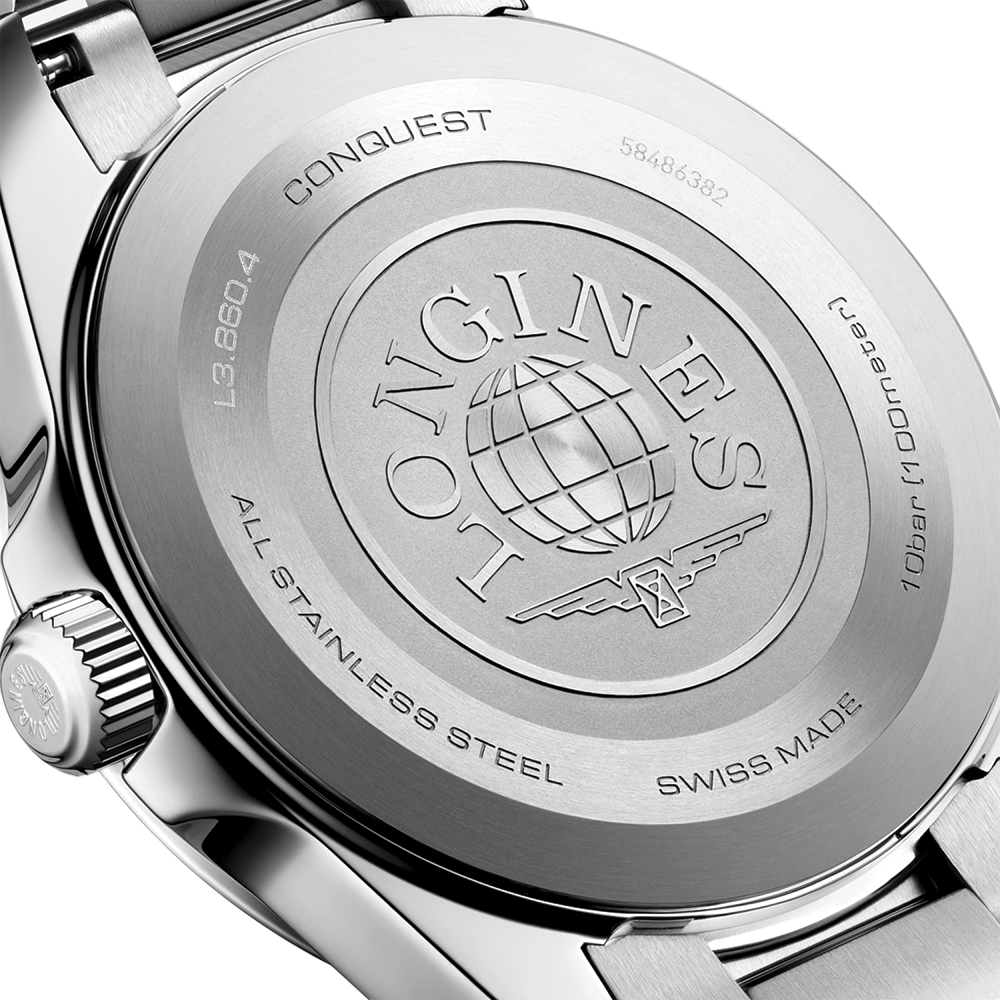 Conquest Quartz 41mm - Black on Bracelet