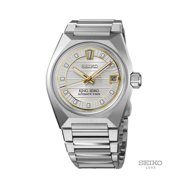 SLA087 King Seiko 41mm - Silver on Bracelet | Teddy Baldassarre